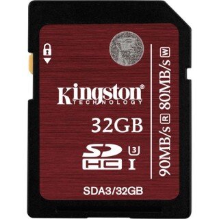 Kingston SDHC 32 GB (SDA3/32GB) SD kullananlar yorumlar